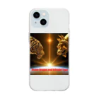 fling_shimizuの自由工房のDivine Dragon and Intreold Tiger Soft Clear Smartphone Case