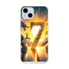 29 dragonのdrgonnumeber7 Soft Clear Smartphone Case