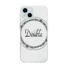 lounge doubleのコースターデザイン Soft Clear Smartphone Case