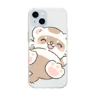 ふぇれねっと＠SUZURIのふぇれっとがころん Soft Clear Smartphone Case