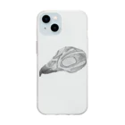 Iii Ponchiの鳥の骨 Soft Clear Smartphone Case