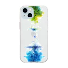 Chi3の生命の水 クリーンウォーターの未来 Soft Clear Smartphone Case