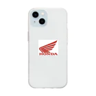 ysp1100のHONDAウィングマークです。 Soft Clear Smartphone Case