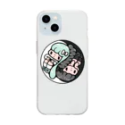 もにもに工房のインヤンちゃん Soft Clear Smartphone Case