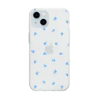 have a woo timeのウヨンハングル模様 Soft Clear Smartphone Case