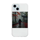 中村マコトの雨の中の侍2 Soft Clear Smartphone Case