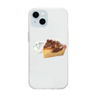 ieo_sumomoのいちじくと胡桃のケーキ Soft Clear Smartphone Case