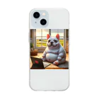 MysticArtworksのぽっちゃりになっちゃったピエール Soft Clear Smartphone Case