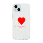Milky wayのTokyo heart Soft Clear Smartphone Case