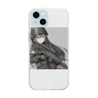 irwin00の戦う乙女シリーズ 黒瀬 かなた Soft Clear Smartphone Case