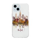 Chi3のニューヨークの幻想的な夜景 Soft Clear Smartphone Case