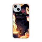 nico251の「魔法使いの黒猫」と呼ばれる不思議な存在 Soft Clear Smartphone Case