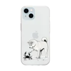 MatrixSphereのPaws vs Claws インクラインアート Soft Clear Smartphone Case