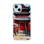 デザイン学科卒のFive-storied Pagoda　五重塔 Soft Clear Smartphone Case