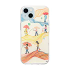 NT57(no title 57)の虹の架け橋 Soft Clear Smartphone Case