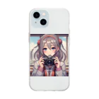 Happy_Sunny_Daysのカメラ女子 Soft Clear Smartphone Case