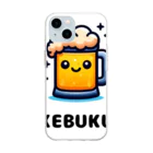 rui010のSAKEBUKUROくん Soft Clear Smartphone Case