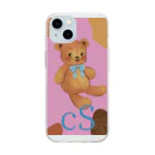 cSクラブのクマぷぅー Soft Clear Smartphone Case