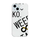 HADAKAGEKKO(WEEP＆TAKE)のビッグWEEP＆TAKEロゴ 2 Soft Clear Smartphone Case