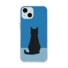 Wood Berries（森と幻想の館）のねこ、です。 Soft Clear Smartphone Case