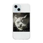 D7C7DC?B1のdog?cat? Soft Clear Smartphone Case