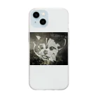 D7C7DC?B1のsmiley cat Soft Clear Smartphone Case