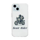 GORILLA_CLUBのライダーゴリー Soft Clear Smartphone Case