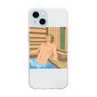 至高の領域のととのうおじさん Soft Clear Smartphone Case