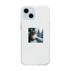 anyu07210831のノルウェージャンフォレストキャット　Tシャツ　クリアファイル　パーカー Soft Clear Smartphone Case