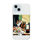 Ppit8のI love Sushi!! Soft Clear Smartphone Case