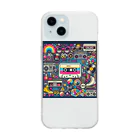 keyworks_shopの昭和レトロ80年代カセット Soft Clear Smartphone Case