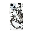 NamusanShopの水墨画の龍 Soft Clear Smartphone Case