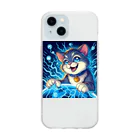 frogsystemの電脳猫 Soft Clear Smartphone Case