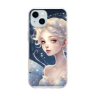 kirakira_healingの星の妖精の微笑み💫 Soft Clear Smartphone Case