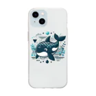 †魚虎†の魚虎クン Soft Clear Smartphone Case