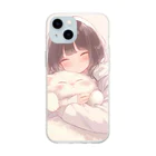 大切な君とのふとい猫 Soft Clear Smartphone Case