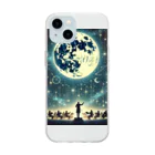 KIglassesのHarmony of the Starry Sky - 星空の調和 Soft Clear Smartphone Case