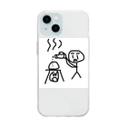 #mitekonodesignの焼け石に水しりーず Soft Clear Smartphone Case