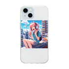 sin215のカリン Soft Clear Smartphone Case