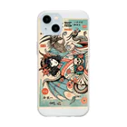 yukata_girlのyukata_giral Soft Clear Smartphone Case