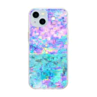 水草の静かの海 Soft Clear Smartphone Case