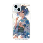 千賀の部屋の今日の千賀の予定です Soft Clear Smartphone Case