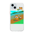 からすみインコ🦜のモルモットさん Soft Clear Smartphone Case