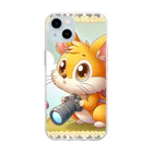 Wanderpaws-Tailsのきつねの冒険 Soft Clear Smartphone Case