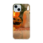 ほがぴーのハロウィンキャンドル Soft Clear Smartphone Case