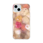 ふーちゃんのハートのマカロ二 Soft Clear Smartphone Case