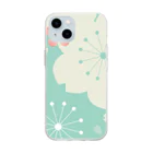 orange_honeyの桜 Soft Clear Smartphone Case