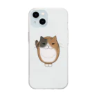 にゃんたまごのかまちょにゃんこ　 Soft Clear Smartphone Case