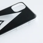 【公式】こっつん商店のサモエドが微笑んでる Soft Clear Smartphone Case :printing surface