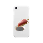 無駄を削ぎ落とした無駄な世界のtuna approach to soy source Soft Clear Smartphone Case